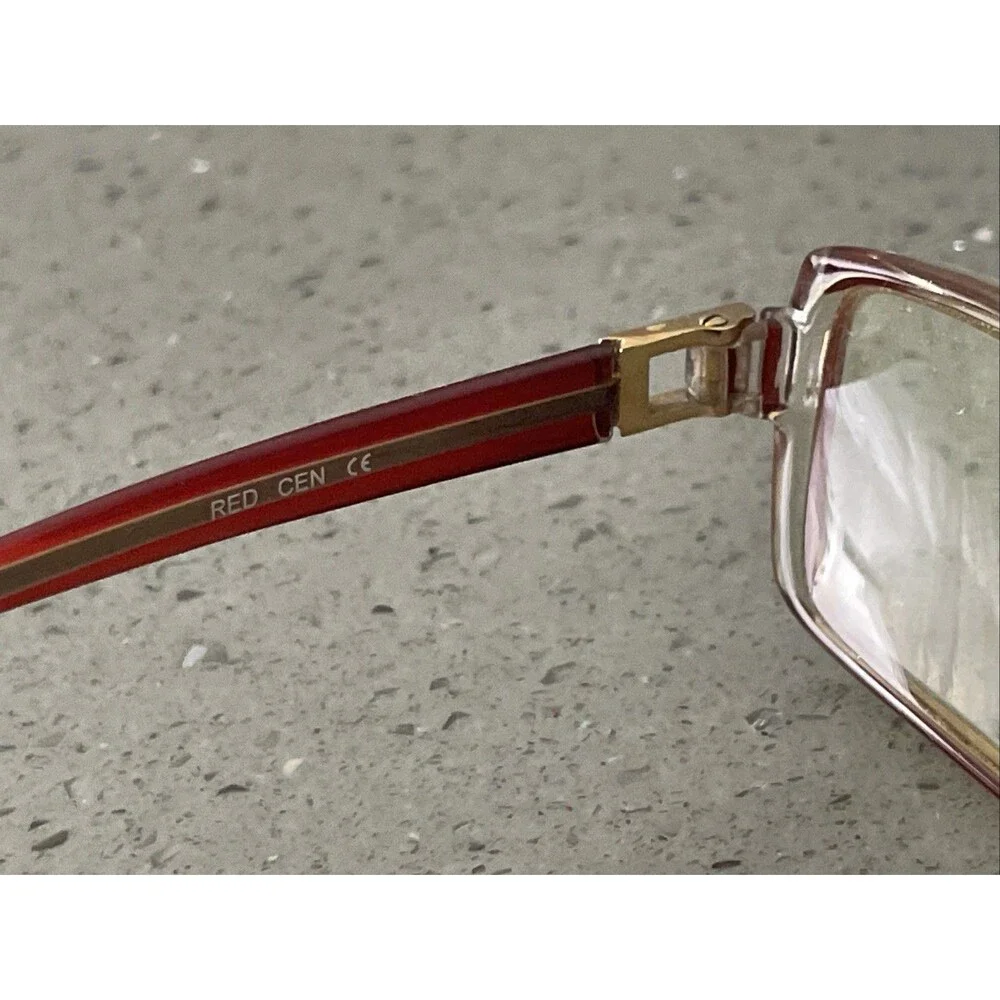Nygard Eyeglasses Eye Glasses Frames ONLY Red Cen full rim 54-14-141